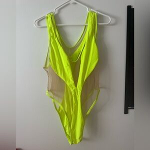 XL Fashion Nova Bathing Suit with mesh cut outs